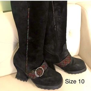 Fluevog boots, size 10, $225
